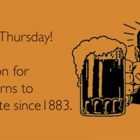 Join Our First Thirsty Thursday of 2016